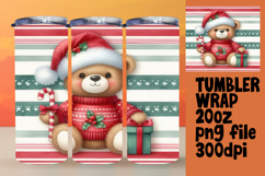GORGEOUS PNG Tumbler Design 20oz , Teddy Bear Product Image 1