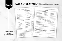 Facial Treatment Consultation Form Template - Minimalist Product Image 1