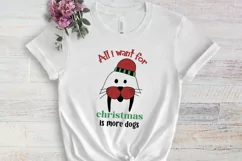 All i want for christmas is more dogs SVG, Christmas Dog SVG Product Image 5