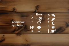 Woodcute Cute Decorative Font Product Image 11
