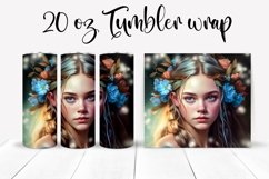 Tumbler Wrap 20 oz Bundle | Flower Girls | Summer Girls PNGs Product Image 11