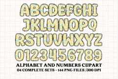 Baby Boy Alphabet PNG Clip Art, baby boy letters doodle Product Image 5