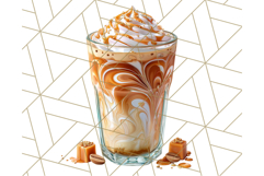 Pastel Coffee Mug Clipart PNG, Latte Iced Coffee Tea Cups Product Image 3