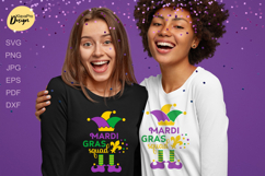Mardi Gras Squad| Mardi Gras saying | SVG | cut file Product Image 2