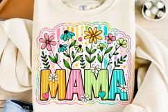 Floral Mama Png, Boho Mom Png Product Image 1