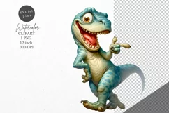 Dinosaur clipart, Dino clipart, Kids sublimation Product Image 1