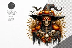 Halloween clipart, Skeleton clipart, Autumn clipart Product Image 1