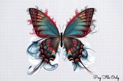 Smoke Butterflies Clipart PNG Product Image 1