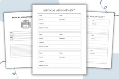 my medical appointments journal interior Product Image 3