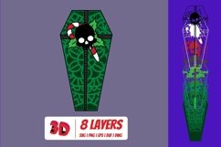 3D Creepy Christmas Svg Bundle | Christmas | Mandala Product Image 4