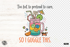 Funny Summer Drinks Png Sublimation Product Image 1