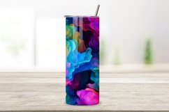 3D Galactic Burst Tumbler Wrap | 20 oz Skinny Tumbler Wrap Product Image 2