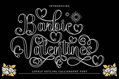 Barbie Valentines Outline Product Image 1