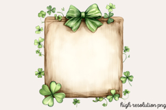 St Patricks Day Signs Clipart PNG Product Image 1