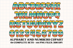 Back to School Alphabet png, letters doodle, school clipart Product Image 5