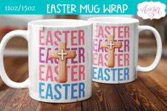 Christian Easter Mug Wrap PNG, Christian mug PNG sublimation Product Image 3