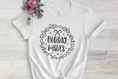 Holiday wishes SVG, Christmas Round Ornaments SVG Product Image 5