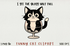 Cute &amp; Funny Cat BUNDLE, PNG. Product Image 10