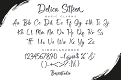 Delica Sitteen Casual Handwritten Font Product Image 11
