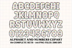 Circus Alphabet clipart, circus letters doodle Product Image 5