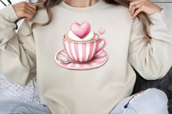 Valentine Coffee Clipart PNG Product Image 1