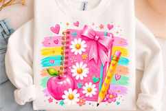 Preppy Teacher Supplies PNG Product Image 12