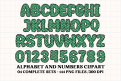 St patrick alphabet png clipart, st patrick letters doodle Product Image 5