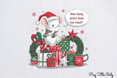 Funny Christmas Sublimation Clipart PNG Product Image 1