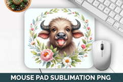 Cute Animals Mouse Pad Bundle, Sublimation Mouse Pad PNG Product Image 8
