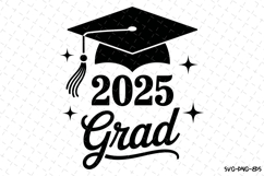 2025 Grad svg | Graduation Svg | Svg Files Product Image 1