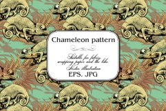 Chameleons. Seamless abstract pattern. Product Image 4