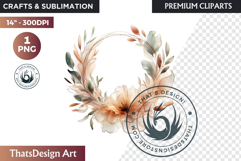 Romantic floral arrangements Clipart PNG, wedding flowers Product Image 1