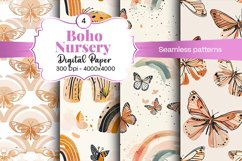 Nursery Boho digital paper Seamless backgrounds Product Image 1