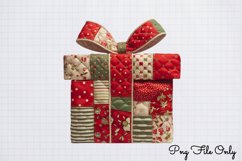 Patchwork Christmas Sublimation Clipart PNG Product Image 1