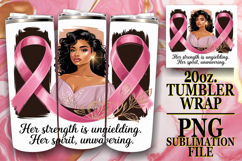 RADIANT ADVENTURE 20oz TUMBLER WRAP, Cancer Product Image 1