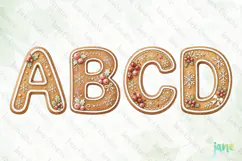 Cookie Letters Clipart Product Image 1