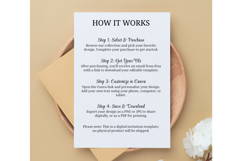 Luxury Editable Wedding Invitation Suite Canva Template Product Image 11