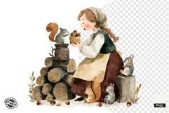 Scandi Autumn Clipart Product Image 1