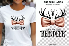 This is How I Feel Reindeer PNG, Cute Retro Coquette Product Image 1