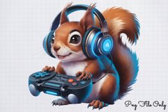Gamer Animals Clipart Bundle PNG Product Image 16