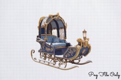 Victorian Winter Clipart Sublimation PNG Product Image 1