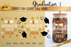 Graduation Libbey glass 16oz | Can glass wrap svg Bundle Product Image 2