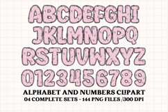 Love Story Alphabet &amp; Numbers Clipart - PNG 300 DPI Product Image 5