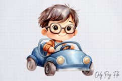 Racing Nursery Clipart Bundle PNG Product Image 12