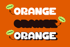 Saro Food - Bold Extrude Rounded Font Product Image 11