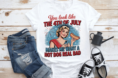 You Look Like the 4th of July Funny PNG T-Shirt|4th of July Product Image 6