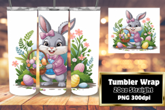 Stylish 20oz Tumbler Design , Easter Bunny Product Image 1