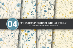 Wildflower Meadow Digital Paper Product Image 1