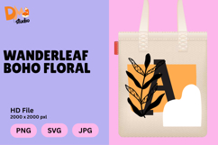 Wanderleaf Boho Floral Monogram Product Image 1