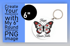 Gorgeous Circle Design for Sublimation , Butterfly Product Image 1